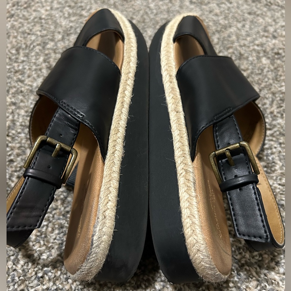 Women's Black Frances Heel Sandals - Picture 7 of 14